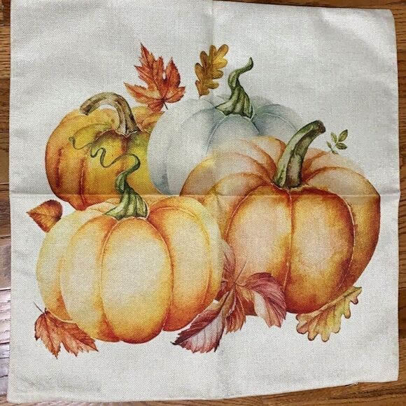 New Set Pumpkin Fall Pillow Decorative Pillows - Picture 3 of 8
